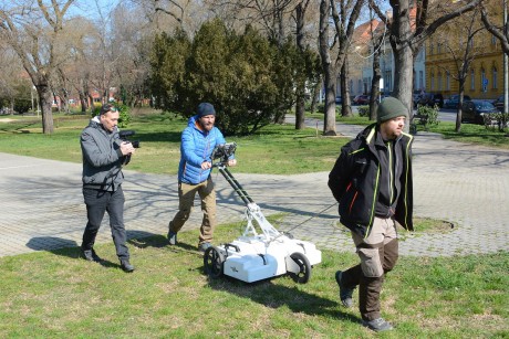 Középkori emlékek nyomában - talajradaros vizsgálat a Zichy ligetben